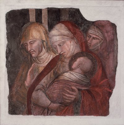 The Infant St. John the Baptist Presented to Zacharias by Aretino Luca Spinello or Spinelli